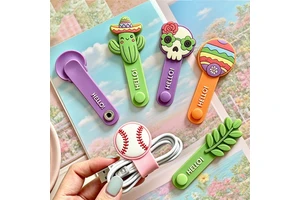 Customizable Pvc Cable Organizer Wire Fixing Clips Strong Adhesive Cord Organizer for Home Office Wiring