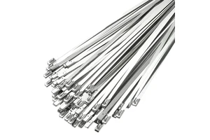 Nylon Zip Ties (100PCS 11.8 Inch) Heavy Duty Self-locking Cable Ties with Steel Balls