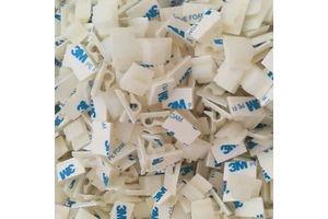 Home & Factory Use Adhesive-Back Mount Car Cable Clips Wire 5mm FC-03 Plastic Material and Adhesive Cable Clip
