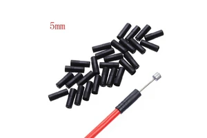 IRONDONKEY 4mm 5mm Plastic Bicycle Cable Cap for MTB Mountain Car Shift Brake End Wire Pipe Plug for Bike and BMX Use