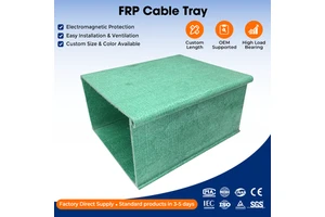Frp Cable Tray Fiberglass Reinforced Plastic Cable Trunking System for Industrial Power Support