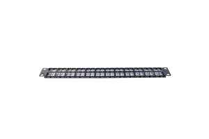 1U 48 Port Blank Patch Panel