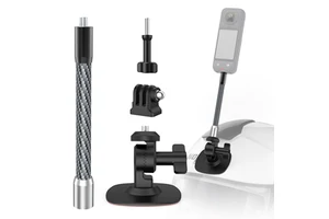 Flexible Adhesive Helmet Mount Base for GoPro Hero 13/12/11/ Insta360 X5/X4/X3/DJI Motorcycle Curved Surface Sticky Bracket