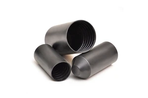 Hot Sale Cost Effective Low Voltage PE Black Spiral Coating Heat Shrink Insulator Cable End Cap