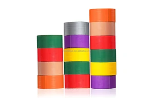 High Quality Custom Heavy Duty Fabric Duct Tape Acrylic Hot Melt Adhesive Single Sided Masking Tape Black
