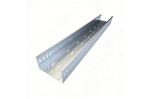 Industrial Perforated Cable Tray Hot Dip Galvanized Steel Cable Management for Construction Project