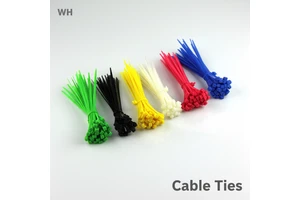 Natural Color White Nylon Cable Tie 5*350mm - Self-Locking Design, Ideal for Electrical Wiring and Cable Management Solutions