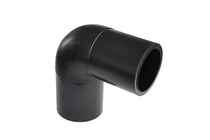 HDPE Pipes and Fittings for Water Supply Dn16-630mm PE 100 SDR11 High Quality Plastic 90 Degree Elbow Pipe Fittings