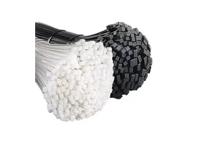 Self Locking Nylon Cable Ties, Multiple Sizes Available Including 12mm Width White Zip Ties for Electrical Wire Cable