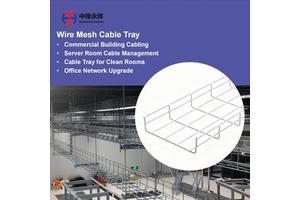 Wholesale 2m Length Galvanized Steel Cable Tray 100x50mm Grid Wire Management Channel for Cable Laying