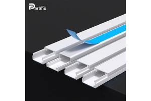 Low Price and High Quality PVC Cable Trunking Wiring Cable Ducts Plastic Electrical Cable Management Plastic Trunk
