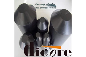 PE Black Electrical Heat Shrink Cable End Cap with Different Sizes for Sealing