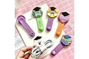 Customizable Mini Cable Organizer Wire Clips Reusable Cord Holder Cable Management for Earphone Charging Cables