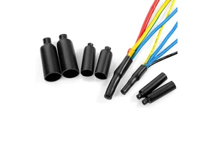DINGYUAN 4:1 Shrink Adhesive-lined Tube Insulated Waterproof Sealed Heat Shrink Mini Cable End Caps Electrical Wire Cable Wrap