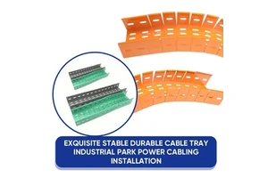 Colored Perforated Cable Tray Any Size Color Customization Multiple Materials Optional Discount Price Commercial Space