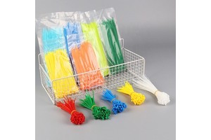 Durable and Sturdy Strong Tensile Nylon Cable Zip Ties Self Locking Type 3/4 /5/ 8 /10 /12mm Width Nylon 6 Material