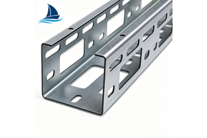 Cable Management Tray Galvanized Steel Perforated Floor Cable Tray for Heavy Duty Cables