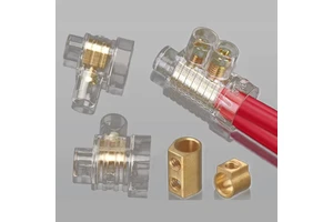 Cable Connector Cable Joiner 3*6 MM 2*6 MM Double Hole Brass Screw Connection 32A Wire Connector Terminal Block Electrical