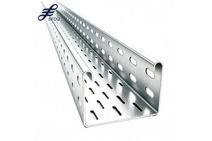 Hot Sale Ventilated Cable Tray Galvanized Custom Size Outdoor Energy-saving Cable Management Tray