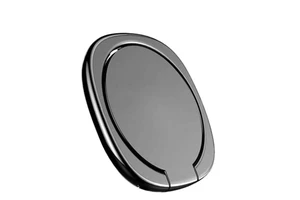 Zinc Alloy Electroplated Mobile Phone Ring Holder with Remote Control, 360 Degree Rotating Bracket, Smartphone Holder, Tablet
