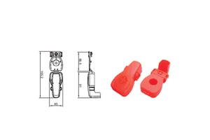 Zhongzhi Automotive Accessories Soft Battery Terminal Cable End Caps ST137042-HT Model