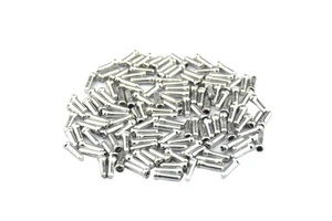 100pcs/bag Per Pack Professional Grade Bicycle Brake Cable End Caps Aluminum Alloy Wire Crimp Multi Color Brake Wire Protector