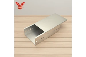 HUAPENG Carbon Steel Material Heat Dissipation Corrosion-resistant Cable Trunking Powder-coated Trough-type Cable Tray