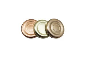 High Quality 38# Tinplate Metal Lug Cap Round Screw Cap For Glass Jar Twist-Off Lids Durable Bottle Cover