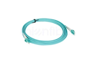 Patch Cord OM3 LC MM 50/125 Duplex 3.0mm 2.0mm Sc/apc Aqua Fiber Optic Patch Cord Lc To Sc Sm G657a2 Sx 1.6mm Aqua Patch Cord