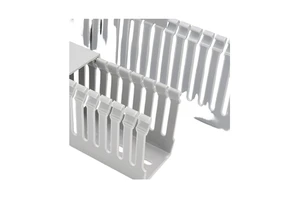 Grey White Pvc Cable Trunking Professional Suppliers New Technology Flexible Wiring Duct for Wire Protection
