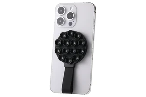 Portable Hands-Free Desk Magnet Phone Holder Stand Lazy Ring Buckle Magnetic Phone Bracket Silicone Suction Cup Phone Holder
