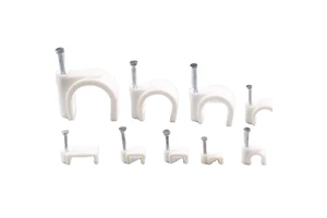 Factory Direct Wholesales Electric Wire Cable Clips Round Flat Cable Clips