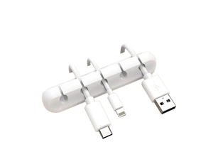 Silicone 3 5 7 Slot Cable Wire Usb Line Clip Adhesive Data Line Cable Organizer Desktop Cable Clip