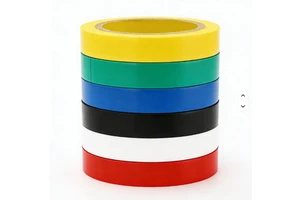PVC Electrical Insulating Tape-Single Sided 0.13mm Thickness High Voltage Resistant for Listed for Wire Harness Cable Protection