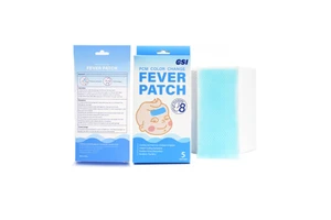 CSI Health Care Supplies Kids & Adults CE Forehead Fever Patch Cooling Gel Patch Sheet