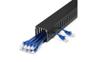Pvc Cable Trunking Solar Cable Pvc Cable Duct Flame Retardant Wiring in Electrical Cabinets Wiring Ducts