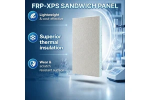 GRP FRP Fiberglass Composite XPS Foam Sandwich Panels For RV Caravan Trailer Refrigerated Truck Wall Roof Floor Insulation