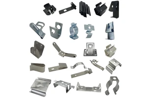 Oem Service Custom Sheet Metal Stainless Steel Cable Wire Clip Or Spring Steel Belt Clip Bracket Aluminum Metal Stamping Parts