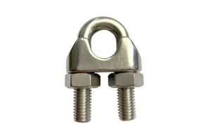 Stainless Steel Highly Polished Drop-forged Wire Rope Cable Clip Clamp