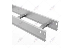 Power Station Outdoor Cable Trays System Heavy Duty Aluminum Alloy Cable Ladder Wire Raceway Cable Tray