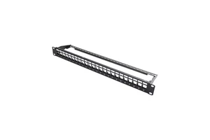Ropassor RPS-2046 24 Port FTP/UTP Unloaded RJ45 Cold Rolled Steel 19" Standard Rack Mount Patch Panel with 25 Year Warranty