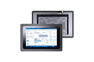 10.1 Inch IP65 Aluminum Embedded/Wall Mount Android14/Linux RK3568 2+32gb 10 Point Capacitive Touch Screen Industrial Panel PC