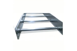 200*100 Steel Hot-Dip Galvanized Ladder Cable Tray 1.5mm Plate Thickness Communication Power Engineering Use High Quality