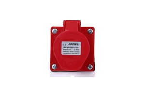 ANDELI IP67 AM-114 Waterproof Industrial Plug Connectors Fischer Standard Electrical Plug With Ratings 50A 40A 32A 20A 15A 10A