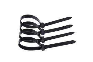 4*300mm Self-Locking Nylon Cable Ties-Multifunctional Color Options CE Certified for Industrial Use