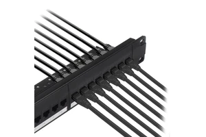 Network 24 Port Patch Panel RJ45 Patch Panel Cat6 Patch Panel Manufacturer 19'' 1U 24 Port UTP CAT6