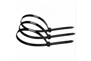Factory Sale Various Widely Used Black Plastic Cable Ties Nylon 66 Self-Locking Cable Ties