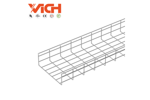 Versatile Wire Mesh Cable Tray with Easy Assembly for Industrial Date Center and Residential Use