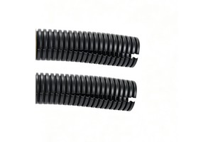 10mm High Temperature Resistant Nylon Corrugated Conduit Open Type Flame Retardant Wire Cable Protective Sleeve