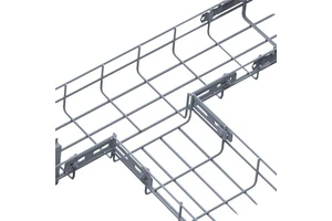 Ningbo Lepin High Quality Wiring Accessories Galvanized Steel Mesh Cable Tray Support System